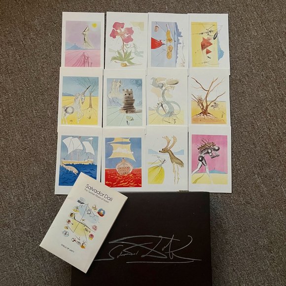 Salvador Dali Art & 1973 "Homage to Israel" 12 - .999 Pure Silver Medallion Set - Picture 6 of 6